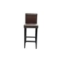 Kitchen stools 2 units dark brown synthetic leather by vidaXL, Kitchen stools - Ref: Foro24-240072, Price: 187,03 €, Discount: %