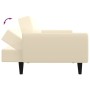 2-seater sofa bed with cream velvet footrest by vidaXL, Sofas - Ref: Foro24-3080729, Price: 284,53 €, Discount: %