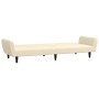 2-seater sofa bed with cream velvet footrest by vidaXL, Sofas - Ref: Foro24-3080729, Price: 284,53 €, Discount: %