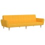 2 seater yellow fabric sofa bed by vidaXL, Sofas - Ref: Foro24-337531, Price: 179,99 €, Discount: %