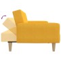 2 seater yellow fabric sofa bed by vidaXL, Sofas - Ref: Foro24-337531, Price: 179,99 €, Discount: %