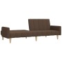 2-Sitzer-Schlafsofa aus braunem Stoff von vidaXL, Sofas - Ref: Foro24-337359, Preis: 205,72 €, Rabatt: %