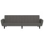 Dark gray velvet 2-seater sofa bed by vidaXL, Sofas - Ref: Foro24-337537, Price: 197,35 €, Discount: %