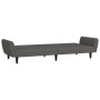 Dark gray velvet 2-seater sofa bed by vidaXL, Sofas - Ref: Foro24-337537, Price: 197,35 €, Discount: %