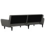 Dark gray velvet 2-seater sofa bed by vidaXL, Sofas - Ref: Foro24-337537, Price: 197,35 €, Discount: %