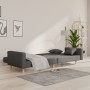 Sofá cama de 2 plazas con dos almohadas tela gris oscuro de vidaXL, Sofás - Ref: Foro24-337321, Precio: 226,33 €, Descuento: %