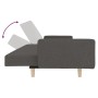 Sofá cama de 2 plazas con dos almohadas tela gris oscuro de vidaXL, Sofás - Ref: Foro24-337321, Precio: 226,33 €, Descuento: %