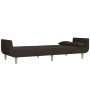 Sofá cama de 2 plazas con dos almohadas tela marrón oscuro de vidaXL, Sofás - Ref: Foro24-337563, Precio: 189,64 €, Descuento: %