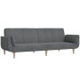 2-Sitzer-Schlafsofa mit Fußstütze und zwei hellgrauen Stoffkissen von vidaXL, Sofas - Ref: Foro24-3081773, Preis: 312,99 €, R...