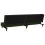 Sofá cama de 2 plazas con reposapiés terciopelo verde oscuro de vidaXL, Sofás - Ref: Foro24-3080561, Precio: 295,48 €, Descue...