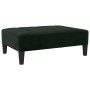 Sofá cama de 2 plazas con reposapiés terciopelo verde oscuro de vidaXL, Sofás - Ref: Foro24-3080561, Precio: 295,48 €, Descue...