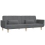 2-Sitzer-Schlafsofa mit zwei Kissen aus hellgrauem Stoff von vidaXL, Sofas - Ref: Foro24-337558, Preis: 227,07 €, Rabatt: %