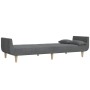 Sofá cama de 2 plazas con dos almohadas tela gris claro de vidaXL, Sofás - Ref: Foro24-337558, Precio: 227,07 €, Descuento: %