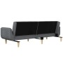 2-Sitzer-Schlafsofa mit zwei Kissen aus hellgrauem Stoff von vidaXL, Sofas - Ref: Foro24-337558, Preis: 227,07 €, Rabatt: %