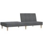 2-Sitzer-Schlafsofa mit Hocker aus hellgrauem Stoff von vidaXL, Sofas - Ref: Foro24-3080730, Preis: 269,99 €, Rabatt: %