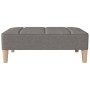 2-Sitzer-Schlafsofa mit Hocker aus hellgrauem Stoff von vidaXL, Sofas - Ref: Foro24-3080730, Preis: 269,99 €, Rabatt: %