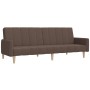 Sofá cama de 2 plazas tela gris taupe de vidaXL, Sofás - Ref: Foro24-337365, Precio: 181,22 €, Descuento: %