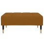 2-seater sofa bed with brown velvet footrest by vidaXL, Sofas - Ref: Foro24-3081794, Price: 252,99 €, Discount: %