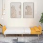 2-seater sofa bed with two yellow fabric pillows by vidaXL, Sofas - Ref: Foro24-337566, Price: 226,99 €, Discount: %