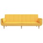 2-seater sofa bed with two yellow fabric pillows by vidaXL, Sofas - Ref: Foro24-337566, Price: 226,99 €, Discount: %