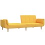 2-seater sofa bed with two yellow fabric pillows by vidaXL, Sofas - Ref: Foro24-337566, Price: 226,99 €, Discount: %