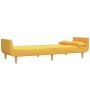 2-seater sofa bed with two yellow fabric pillows by vidaXL, Sofas - Ref: Foro24-337566, Price: 226,99 €, Discount: %