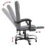 Silla de oficina reclinable de tela gris claro de vidaXL, Sillas de oficina - Ref: Foro24-349617, Precio: 92,99 €, Descuento: %