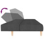 2-seater sofa bed with footrest in dark gray fabric by vidaXL, Sofas - Ref: Foro24-3080535, Price: 273,57 €, Discount: %