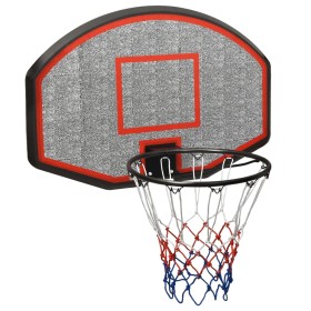 Black polyethylene basketball backboard 90x60x2 cm by vidaXL, basketball backboards - Ref: Foro24-93666, Price: 75,03 €, Disc...