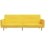 2 seater yellow fabric sofa bed by vidaXL, Sofas - Ref: Foro24-337411, Price: 189,99 €, Discount: %