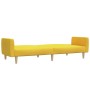 2 seater yellow fabric sofa bed by vidaXL, Sofas - Ref: Foro24-337411, Price: 189,99 €, Discount: %