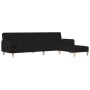 2-seater sofa bed with black fabric footrest by vidaXL, Sofas - Ref: Foro24-3080548, Price: 336,99 €, Discount: %