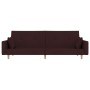 Sofá cama de 2 plazas con dos almohadas tela color morado de vidaXL, Sofás - Ref: Foro24-337331, Precio: 187,99 €, Descuento: %