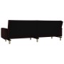 Sofá cama de 2 plazas con dos almohadas tela color morado de vidaXL, Sofás - Ref: Foro24-337331, Precio: 187,99 €, Descuento: %