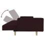 Sofá cama de 2 plazas con dos almohadas tela color morado de vidaXL, Sofás - Ref: Foro24-337331, Precio: 187,99 €, Descuento: %