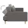 2-seater sofa bed with footrest and 2 light gray fabric cushions by vidaXL, Sofas - Ref: Foro24-3081819, Price: 298,74 €, Dis...