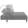 2 seater light gray velvet sofa bed by vidaXL, Sofas - Ref: Foro24-337571, Price: 241,27 €, Discount: %