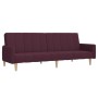 Sofá cama de 2 plazas tela morado de vidaXL, Sofás - Ref: Foro24-337366, Precio: 202,99 €, Descuento: %