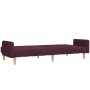 Sofá cama de 2 plazas tela morado de vidaXL, Sofás - Ref: Foro24-337366, Precio: 202,99 €, Descuento: %