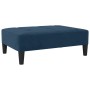 2-Sitzer-Schlafsofa mit Fußstütze aus blauem Samt von vidaXL, Sofas - Ref: Foro24-3080558, Preis: 305,07 €, Rabatt: %