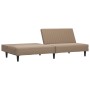 2-Sitzer-Schlafsofa mit Fußstütze aus Cappuccino-Kunstleder von vidaXL, Sofas - Ref: Foro24-3081881, Preis: 239,17 €, Rabatt: %