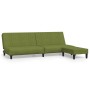 2-Sitzer-Schlafsofa mit Fußstütze aus hellgrünem Samt von vidaXL, Sofas - Ref: Foro24-3081857, Preis: 248,50 €, Rabatt: %