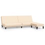 2-seater sofa bed with cream velvet footrest by vidaXL, Sofas - Ref: Foro24-3081863, Price: 252,66 €, Discount: %