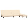 2-seater sofa bed with cream velvet footrest by vidaXL, Sofas - Ref: Foro24-3081863, Price: 252,66 €, Discount: %