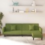 2-seater sofa bed with footrest and 2 light green velvet cushions by vidaXL, Sofas - Ref: Foro24-3081846, Price: 261,60 €, Di...