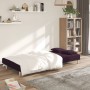 Sofá cama de 2 plazas con dos almohadas tela morado de vidaXL, Sofás - Ref: Foro24-337426, Precio: 191,82 €, Descuento: %