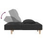 2-Sitzer-Schlafsofa mit 2 Kissen und Fußstütze aus dunkelgrauem Stoff von vidaXL, Sofas - Ref: Foro24-3080600, Preis: 289,88 ...