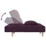 Sofá cama de 2 plazas con dos almohadas tela morado de vidaXL, Sofás - Ref: Foro24-337426, Precio: 191,82 €, Descuento: %