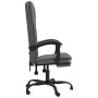 Silla de oficina reclinable de tela gris oscuro de vidaXL, Sillas de oficina - Ref: Foro24-349618, Precio: 93,55 €, Descuento: %