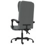 Silla de oficina reclinable de tela gris oscuro de vidaXL, Sillas de oficina - Ref: Foro24-349618, Precio: 93,55 €, Descuento: %